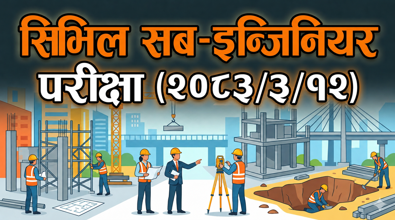 Civil Sub-Engineer Objective exam (2083 Asar 12)